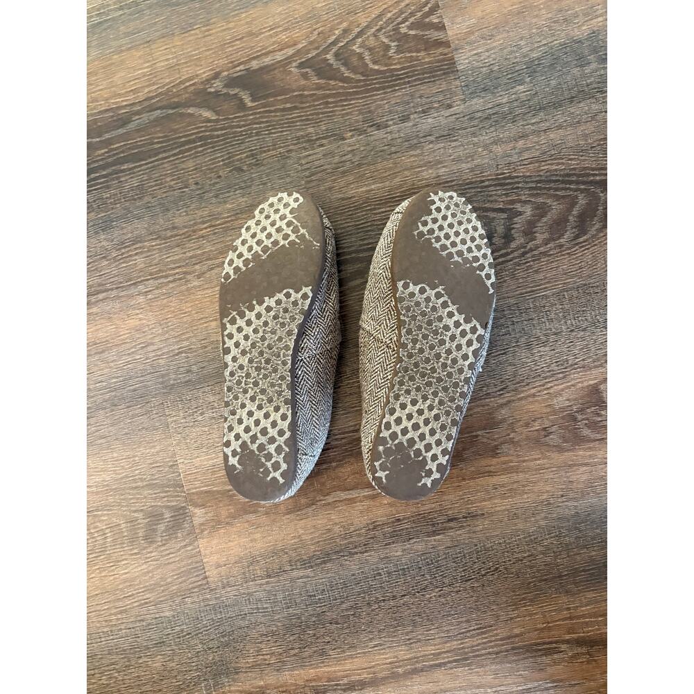 TOMS Women's Classics in the Brown Metallic Herringbone - Picture 6 of 6